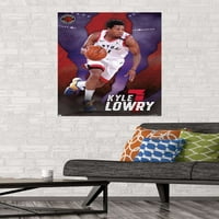 Trendovi Međunarodni NBA Toronto Raptors - Kyle Lowry Wall Poster 22.375 34 Premium Neuramljena verzija
