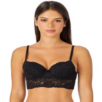 Obožavaju Adore Me ženski Payal Longline Underwire cvjetna čipka Demi Cup grudnjak