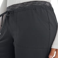 Scrubstar ženske aktivne rastezljive vezice u prostoru obojene pantalone za trčanje struka Wd207