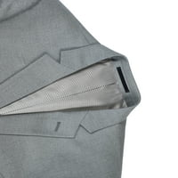 Adessi Muška rastezljiva tanka siva boja dva odijela