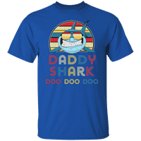 Grafički America Daddy Shark Shirt za tata Dan očeva muške T-Shirt
