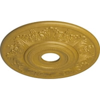 Ekena Millwork 20 od 1 2 ID 1 2 P Bečki plafonski medaljon, ručno oslikano iridescentno zlato
