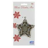 Gloria Duchin Memoriation Star Ornament