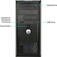 Obnovljena Dell Desktop sa Intel Core Duo procesorom, 4GB memorije, 1TB Hard disk i Windows Home