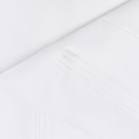 Impresioni COBBLESTONE Egipćani pamuk čvrsti jastučni set, standardni, bijeli