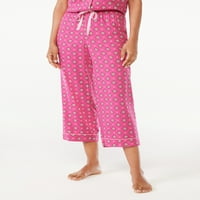 Joyspun ženske tkane skraćene pidžama pantalone, veličine S do 3X