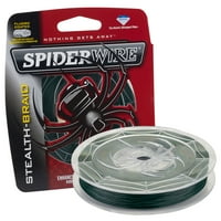 SpiderWire Stealth® Superline, Hi-Vis žuta, 8lb