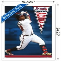 Atlanta Braves-Ronald Acuña Jr Zidni Poster, 14.725 22.375