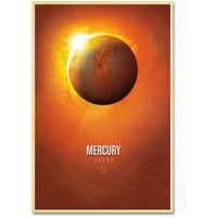 Mercury umjetnost na platnu Christiana Jacksona