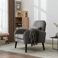Miniyam Accent stolice, Ležaljka sa jastukom, siva