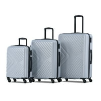 Hardside proširivi prtljag sa Spinner točkovima, Aukfa prtljaga Setovi ABS lagani kofer sa dve kuke, zaštitni