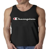 Champion Big & Tall muški klasični skript Logo grafički Tank Top, veličine XLT-6X