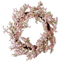 Nacionalno stablo umjetno 16 ružičasti bobica vijenac