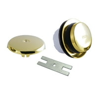 Kingston Brass DTT5302A Easy Touch toe-tap-tap za odvod kade, polirani mesing