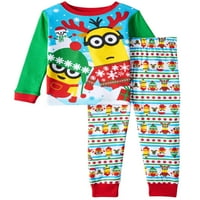 Despicable Me Minions Božićni Set Pidžame Za Male Dječake