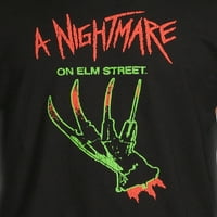 Noćna mora u Ulici Elm muški i veliki muški Poster i Dugina grafička majica, 2 pakovanja