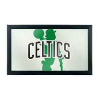 Uokvireno Ogledalo Logotipa-Fade-Boston Celtics
