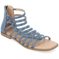 Kolekcija Journee Ženske Petrra Tru Comfort Foam Gladiator Sandale Sa Patentnim Zatvaračem