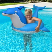 Gofloats Dolphin JR Bazen Float Party Tube, stilski plutajući za djecu