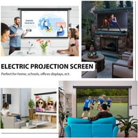 Električni motorizirani ekran projektora sa udaljenim, 16: 8k 4K ultra HD širokog ekrana