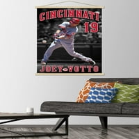 Cincinnati Reds-zidni Poster Joey Votto sa drvenim magnetnim okvirom, 22.375 34