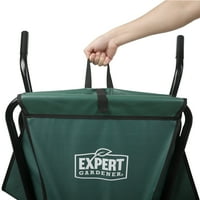 Expert Gardener Light Duty Sklopiva Kolica, 1,1, Stambena, Zelena