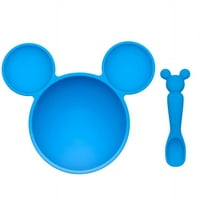 Bumkins Disney Baby silikonska usisna posuda i kašika - Mickey Mouse