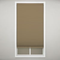 Regal Estate , Cordless Blackout Eco Honeycomb Shade, Latte, 59W 48L