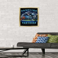Carolina Panthers - Zidni Poster Za Kraj Zone, 14.725 22.375