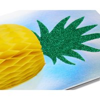 Američki Pozdrav ananas rođendanska čestitka sa sjajem