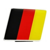 iJDMTOY Njemačka zastava grb značka Fit Njemačka automobil prednja maska, Ex: Audi BMW Mercedes Porsche Volkswagen,