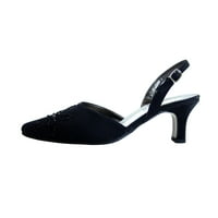Alma ženske cipele sa otvorenim drškama široke širine crne 7