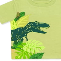 Jurassic Park Baby Boy & Toddler Boy T-Shirt & Shorts Outfit Set, 2 Komada