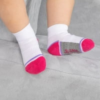 Voćne čarape za gležanj za bebe i malu djevojčicu, 18+ Bonus pakovanje, veličine 6M-5t