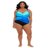 Prihvatite svoje obline od strane Miracle Brands® ženskih i ženskih Plus Makenna one kupaćih kostima