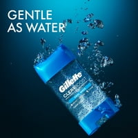 Gillette antiperspirant Dezodorans za muškarce, čiste gel, perle snage, hladni val, 2. oz