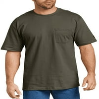 Originalni Dickies muški i veliki muški kratki rukavi teška težina džepna majica, pakovanje