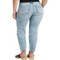 Silver Jeans Co. Ženske visoke Note visoke traperice s visokim usponom, veličine struka 24-36
