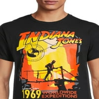 Indiana Jones muška i velika Muška grafička majica kratkih rukava, veličine s-3XL