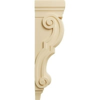 Ekena Millwork 8 W 9 D 30 H veliki jumbo tradicionalni drvo Corbel, javor