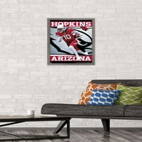 Arizona Cardinals-Zidni Poster DeAndre Hopkins, 14.725 22.375 Uokviren