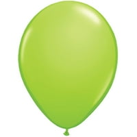 Papir 12 Baloni Za Kasne Zabave, Zelena Limeta, Pakovanje Od 36