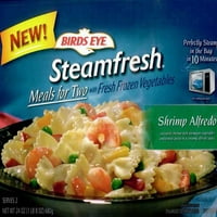 Birds Eye Steamfresh: obroci za dva škampa Alfredo W svježe smrznuto povrće Frozen Entree, Oz