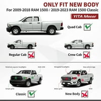 Ledkingdomus za 2009. godinu-Dodge Ram Quad Cab 6 daske za trčanje Nerf barovi side Step Black