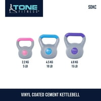 Ton fitnes, 5lb Kettlebell punjen cementom