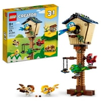 Creator 3U Birdhouse 31143, Set ptica za ježa za košnice, figure šumskih životinja, Igračke za izgradnju