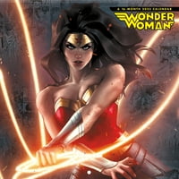 Trendovi Međunarodni DC Comics Wonder Woman zidni kalendar & Pushpins