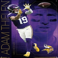 Minnesota Vikings-Adam Thielen zidni Poster sa igle, 22.375 34