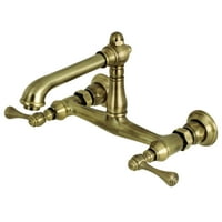 Kingston Brass KS7245BL Slavina za kupaonicu na zidu, ulje trljanje bronza