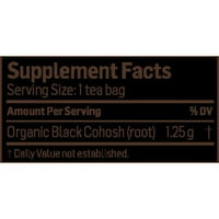 Alvita organski crni kohog korijenski biljni dodatak čaj, broj, 1. oz